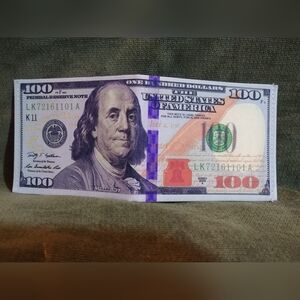 100 Dollar Bill Wallet